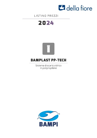 BAMPI - Listino Bamplast PP-Tech 2024